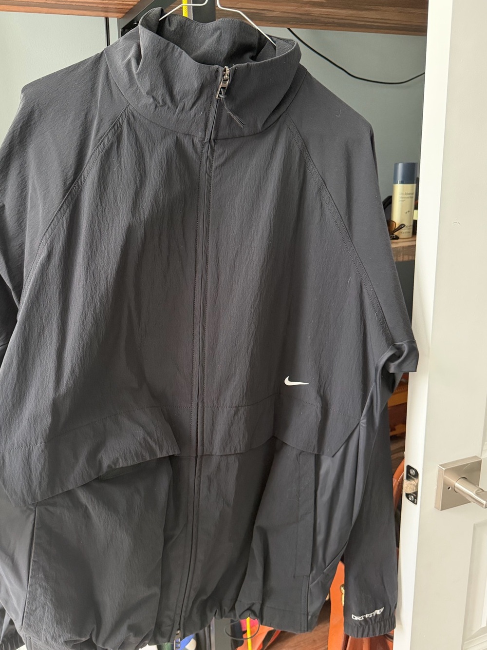 Nike ACG Black Lightweight Full-Zip Windbreaker